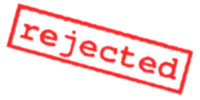 Rejected Stamp PNG Transparent Images