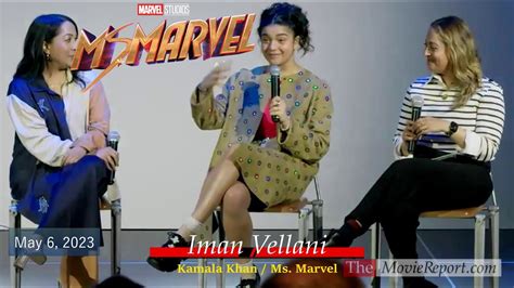 MS. MARVEL talk with Iman Vellani & crew - May 6, 2023 #TheMarvels - YouTube