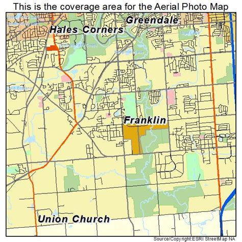 Aerial Photography Map of Franklin, WI Wisconsin