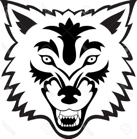 Howling Wolf Head Logo - LogoDix