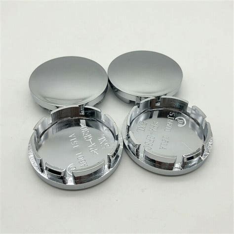 4pcs Car 56mm Wheel Center Caps Hub Tyre Rim Hub Cap Cover ABS Chrome ...