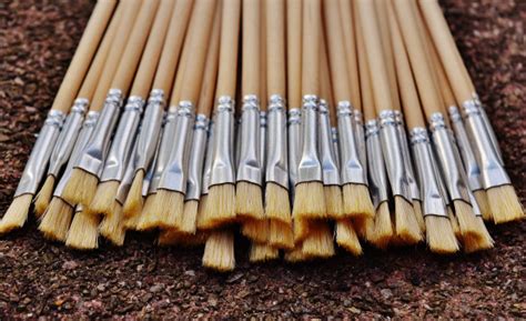 Free Images : wood, brush, construction, color, yellow, painting, art, creativity, bristles ...