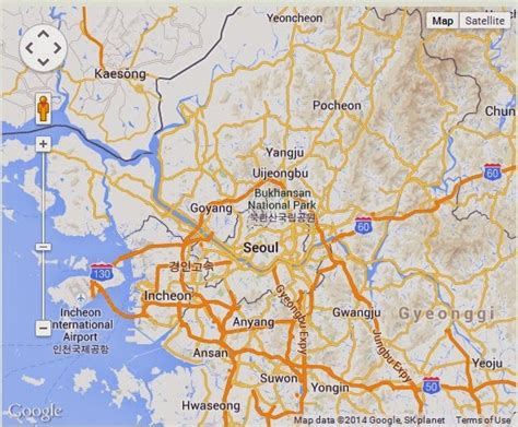 Detail Bukhansan National Park Seoul Location Map | Seoul Weather and Airport Subway Map