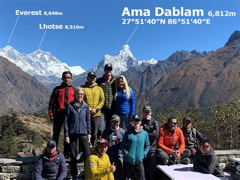 First views of Ama Dablam! - Madison Mountaineering