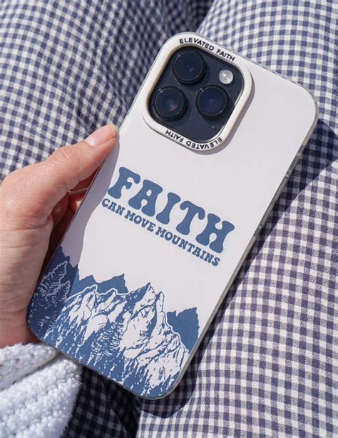 Faith Can Move Mountains Phone Case | Phone Cases | Elevated Faith