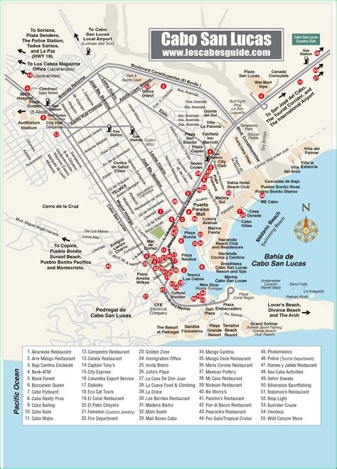 Map Of Los Cabos Showing Hotels - Map : Resume Examples #XE8jPVa6KO