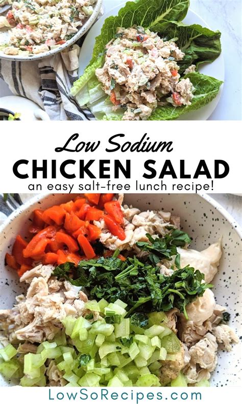 Low Sodium Chicken Salad Recipe (No Salt Added)