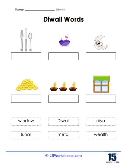 Diwali Worksheets - 15 Worksheets.com