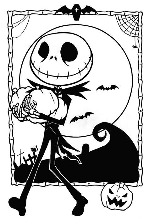 Jack Skellington Coloring Pages