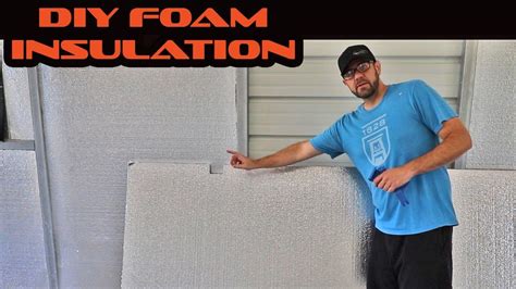 Metal Storage Building 2 Inch Foam Board Insulation Install DIY - YouTube | Foam insulation ...