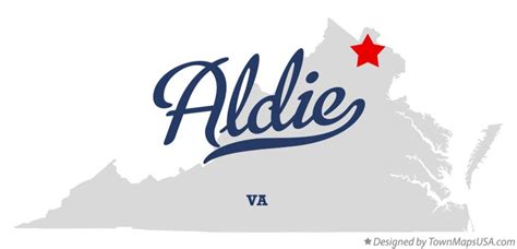 Map of Aldie, VA, Virginia