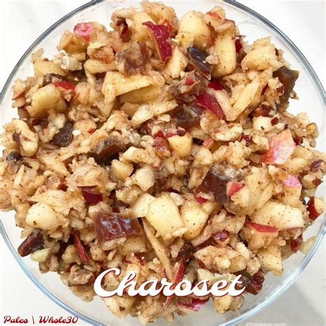 Charoset (Paleo/Whole30) | Recipe | Whole 30 recipes, Recipes, Paleo