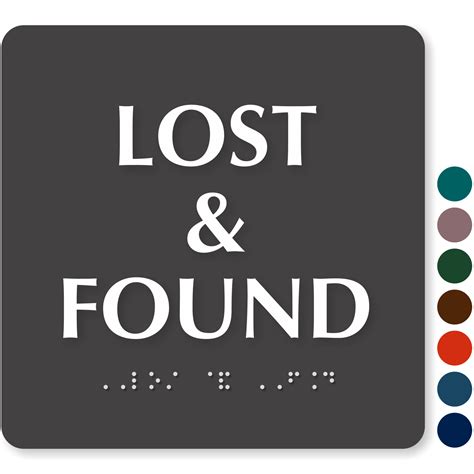 Lost And Found Printable Sign - Printable Word Searches