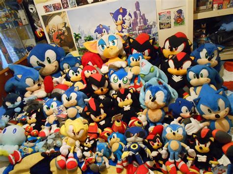 f-sonic • Took a picture of my sonic plush collection to...