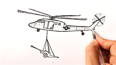 How To Draw A Helicopter Military Learn how to draw a helicopter with ...