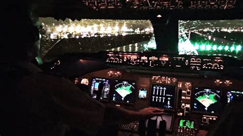 COCKPIT VIEW Boeing 747 Take-Off Quito At Night, 44% OFF