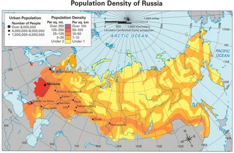 Map Of Russian Population Density 3DD