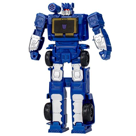 Transformers Toys Authentics Titan Changer Soundwave 11” Action Figure, Robot Toys for Kids Ages ...