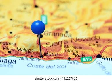 Motril Pinned On Map Spain Stock Photo 431287915 | Shutterstock