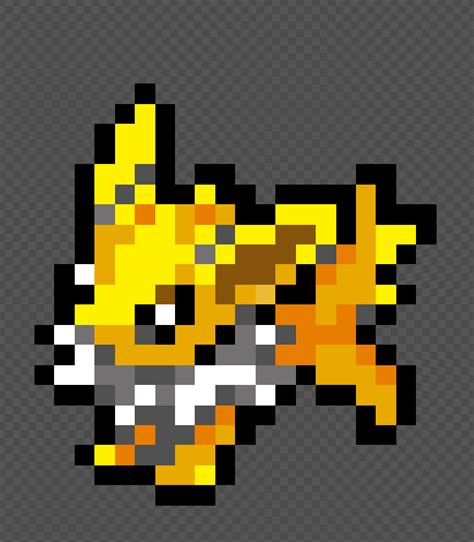 Jolteon pixel art by KabinDioxide on DeviantArt