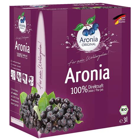 Buy Aronia ORIGINAL Aronia Berry Juice Box 101.4 Fl Oz | 100% Pure ...