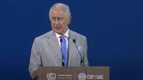 King says COP28 a 'critical turning point' in fight against climate change | Sky News