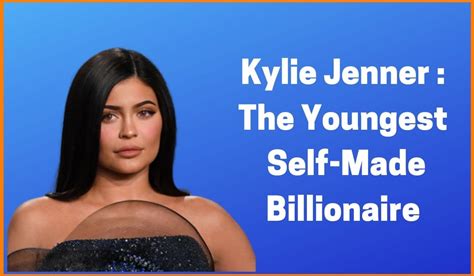 Kylie Jenner Youngest "Self-Made" Billionaire