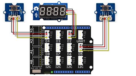 Arduino Digital Up/Down Counter with Grove 4-Digit Display