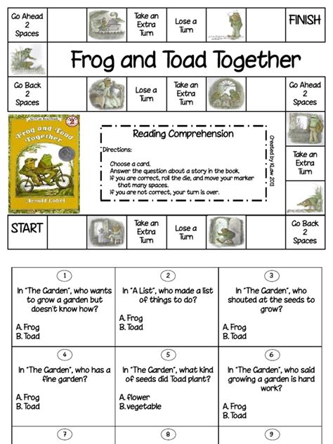 Frog and Toad Together Game | PDF | Frog | Gardens