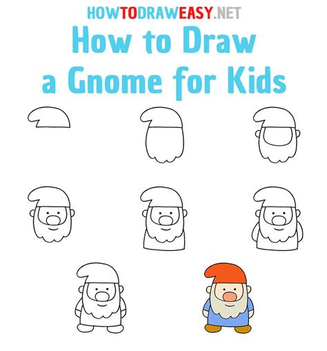 How to Draw a Gnome Step by Step #Gnome #GnomeDrawing #EasyGnomeDrawing #HowtoDrawaGnome # ...