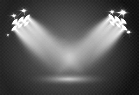 Spotlight effect for theater concert stage Abstract glowing light of spotlight illuminated on ...