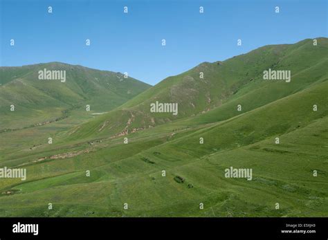 Green lands on Caucasus Mountains, Armenia Stock Photo, Royalty Free ...