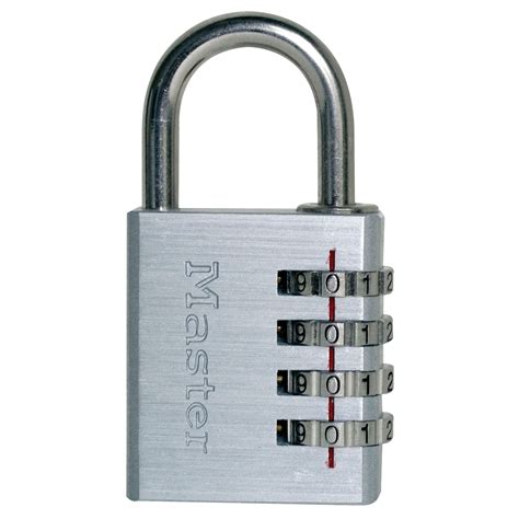 Master Lock Steel 4 digit resettable combination Open shackle Padlock (W)40mm | Departments ...