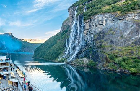 The Seven Sisters Waterfall Landmark, Geiranger | YachtCharterFleet