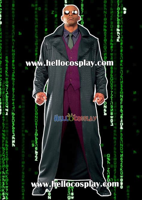 The Matrix Morpheus Adults Cosplay Costume Halloween