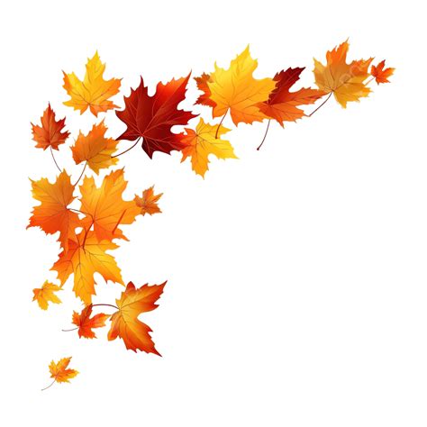 Autumn Falling Leaves Decoration Element, Fall, Falling, Leaf PNG Transparent Image and Clipart ...