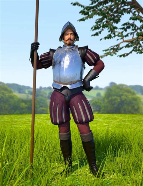 Conquistador Outfit and Armor for Genesis 3 Male – Render-State