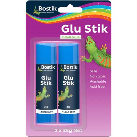 Bostik Glue Stick 35g 2 Pack | Woolworths