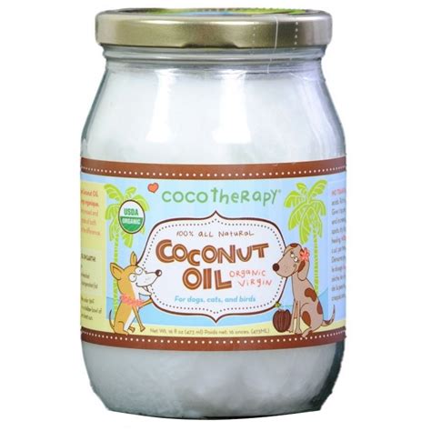 Cocotherapy Organic Virgin Coconut Oil for Dogs & Cats, 16 Ounces | NaturalPetWarehouse.com