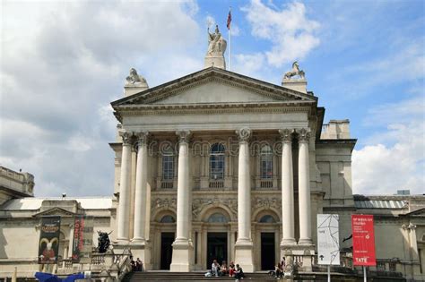 London Victorian Architecture Tate Britain Stock Image - Image of front ...