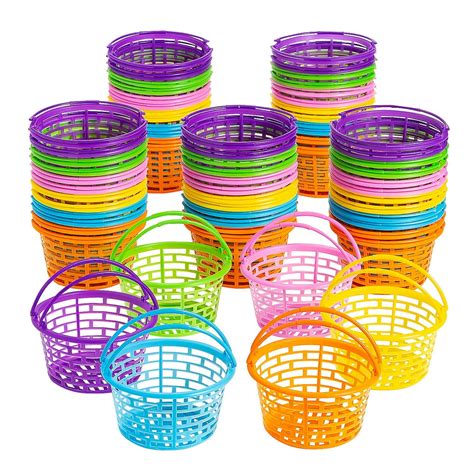 Bulk Plastic Easter Baskets 72Ct - Party Supplies - 72 Pieces - Walmart ...