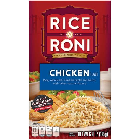 Rice A Roni Rice, Chicken Flavor, 6.9 oz (195 g)