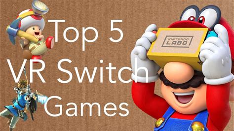 Top 5 VR Nintendo Switch Games - YouTube