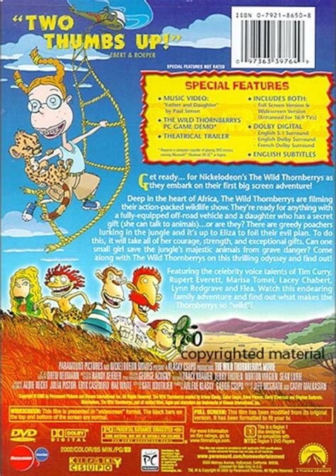 Wild Thornberrys Movie, The (DVD 2002) | DVD Empire