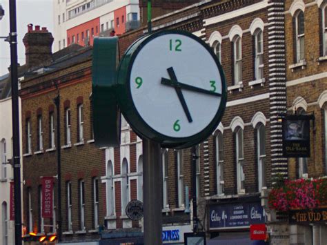 Clock by Sutton station, SUTTON, Surrey, Greater London | Flickr