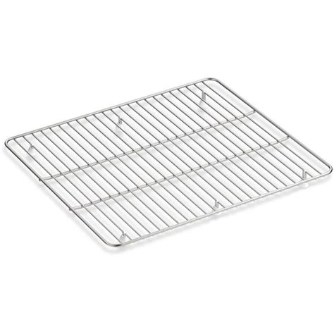 KOHLER Kennon Large Stainless Steel Sink Rack, 17-3/4-in x 15-9/16-in at Lowes.com