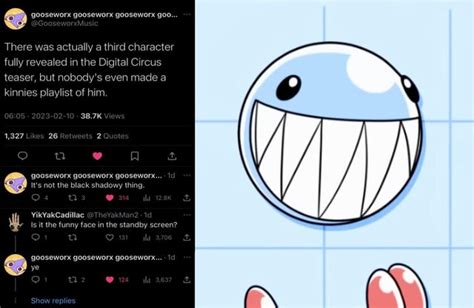 According to Gooseworx, this face is a character. : r/TheDigitalCircus