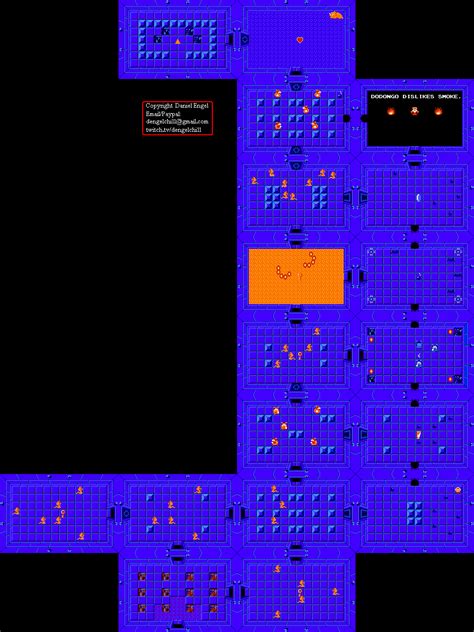 The Legend of Zelda Dungeon 02 Map Map for NES by DEngel - GameFAQs