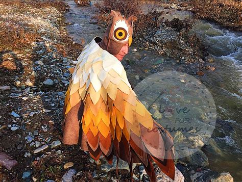 Adult Owl Costume / Halloween Owl Felt Costume / Owl Wings / | Etsy