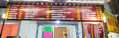 Menu at Tacos "EL PAISA" restaurant, Monterrey